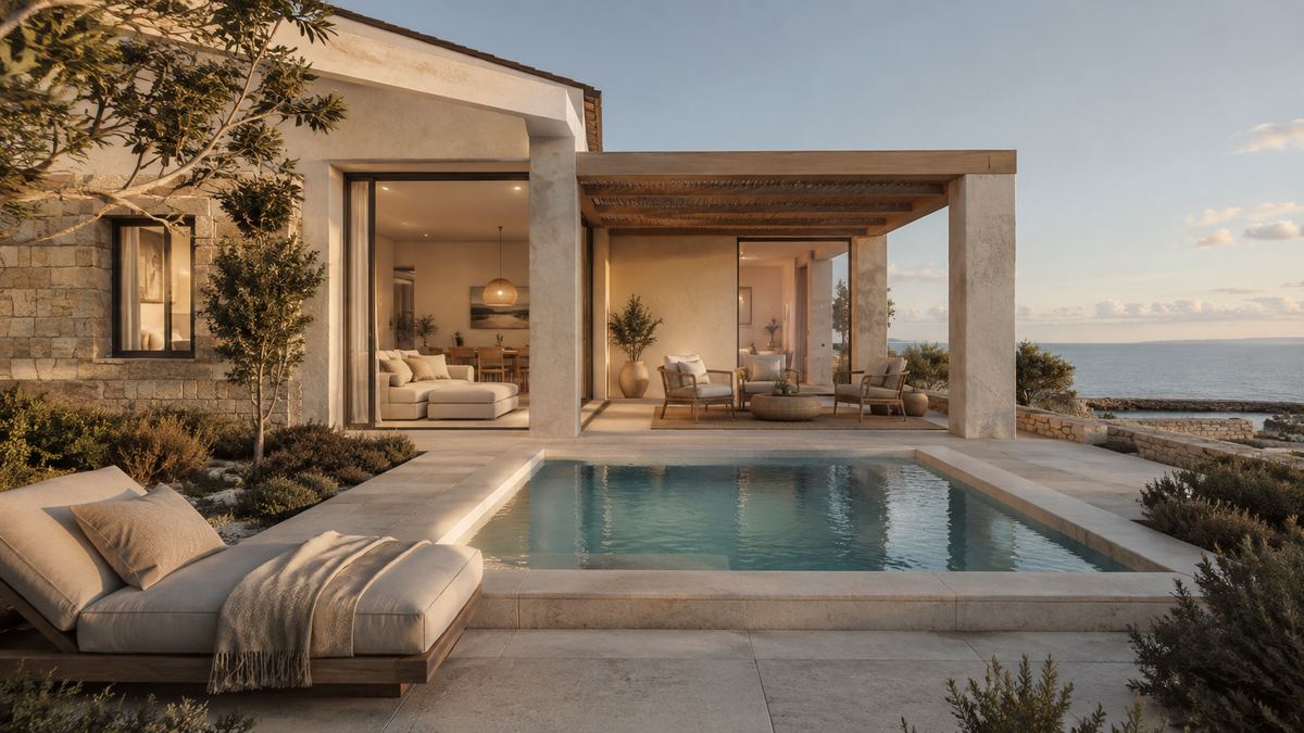 Pool Villa với hồ bơi riêng trước hiên